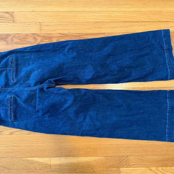 PAIGE Women's Dark Blue Flare Jeans - Picture 3 of 3